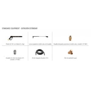 Lavadora de alta pressão Comet trator 21/200 para trator de 8,5 kW Freshzone 30