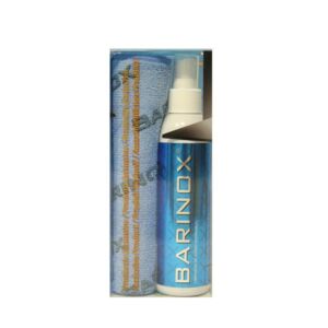 SISTEMA BARINOX | Sistema de proteção e limpeza de aço inoxidável para uso em higiene alimentar 200ml (1 unidade + pano) Freshzone 23