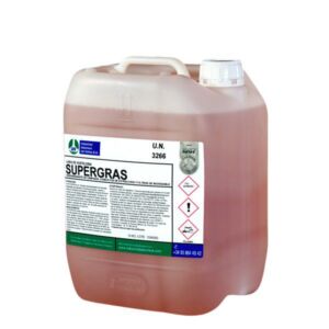 SUPERGRAS | Desengordurante para exaustores, condutas de aspiração e filtros inox 14kg (1 unidade) Freshzone 2