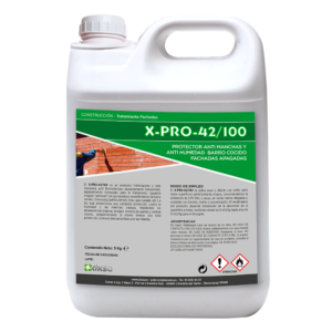 X-PRO-42/100 – Protetor anti-manchas e anti-humidade. Efeito molhado 10kg Freshzone